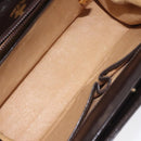 GUCCI Hand Bag Leather Brown Gold Auth ep9221-11