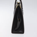 GUCCI Hand Bag Leather Brown Gold Auth ep9221-3