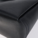 GUCCI Hand Bag Leather Navy Gold Auth ep9224-9