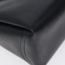 GUCCI Hand Bag Leather Navy Gold Auth ep9224-14