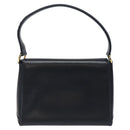 GUCCI Hand Bag Leather Navy Gold Auth ep9224-2