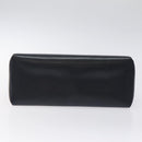 GUCCI Hand Bag Leather Navy Gold Auth ep9224-5