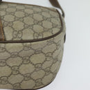 GUCCI GG Supreme Web Sherry Line Bag PVC Beige Gold 89 02 032 Auth ep9229-14