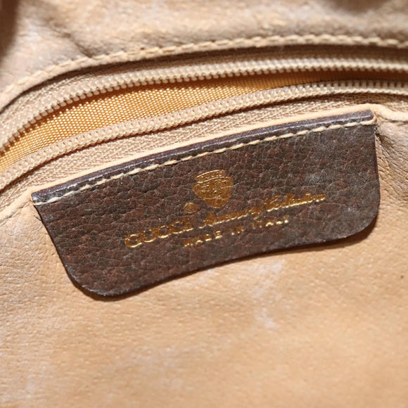 GUCCI GG Supreme Web Sherry Line Bag PVC Beige Gold 89 02 032 Auth ep9229