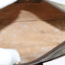 GUCCI GG Supreme Web Sherry Line Bag PVC Beige Gold 89 02 032 Auth ep9229-10