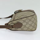 GUCCI GG Supreme Web Sherry Line Bag PVC Beige Gold 89 02 032 Auth ep9229-3