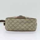 GUCCI GG Supreme Web Sherry Line Bag PVC Beige Gold 89 02 032 Auth ep9229-5