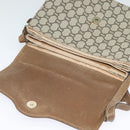 GUCCI GG Plus Supreme Shoulder Bag PVC Beige Gold Auth ep9232-10