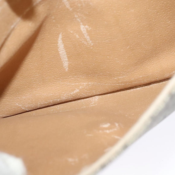 GUCCI GG Plus Supreme Shoulder Bag PVC Beige Gold Auth ep9232