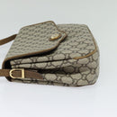 GUCCI GG Plus Supreme Shoulder Bag PVC Beige Gold Auth ep9232-4