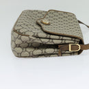 GUCCI GG Plus Supreme Shoulder Bag PVC Beige Gold Auth ep9232-5