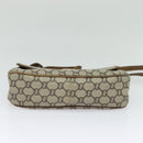 GUCCI GG Plus Supreme Shoulder Bag PVC Beige Gold Auth ep9232-5