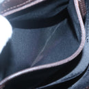 BURBERRY Nova Check Shoulder Bag Canvas Beige Silver Auth ep9235-19