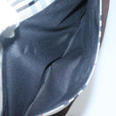 BURBERRY Nova Check Shoulder Bag Canvas Beige Silver Auth ep9235-20