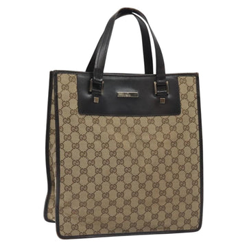GUCCI GG Canvas Tote Bag Beige 019 0346 Auth ep9236