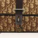 Christian Dior Trotter Canvas Shoulder Bag Brown Gold Auth ep9243-9