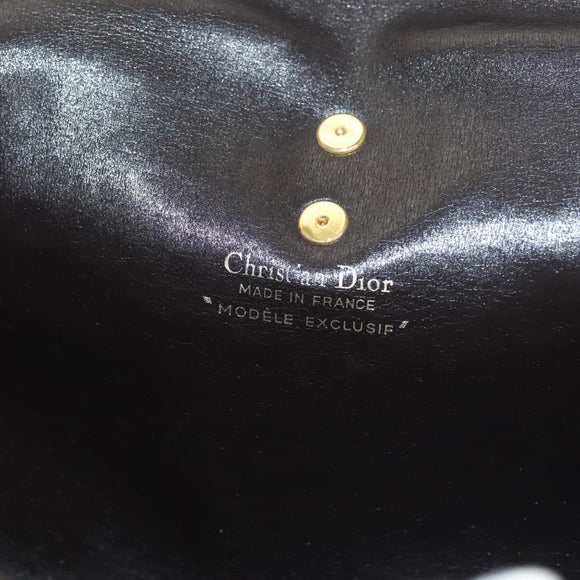 Christian Dior Trotter Canvas Shoulder Bag Brown Gold Auth ep9243