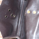 Christian Dior Trotter Canvas Shoulder Bag Brown Gold Auth ep9243-12