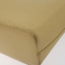 BURBERRY Shoulder Bag Leather Beige Gold Auth ep9244-9