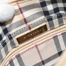 BURBERRY Shoulder Bag Leather Beige Gold Auth ep9244-17