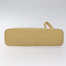 BURBERRY Shoulder Bag Leather Beige Gold Auth ep9244-5