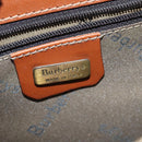 Burberrys Nova Check Shoulder Bag PVC Beige Gold Auth ep9252-19