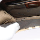 Burberrys Nova Check Shoulder Bag PVC Beige Gold Auth ep9252-22