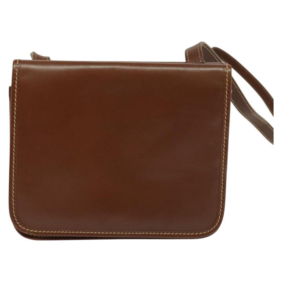 Burberrys Nova Check Shoulder Bag PVC Beige Gold Auth ep9252