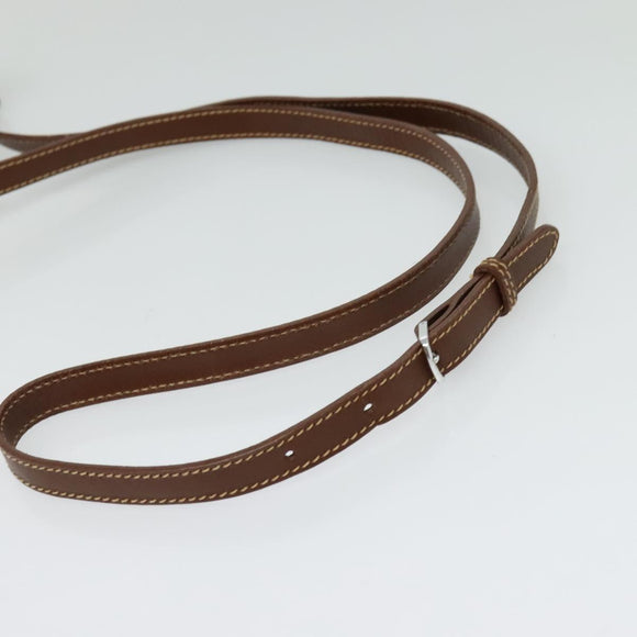 Burberrys Nova Check Shoulder Bag PVC Beige Gold Auth ep9252