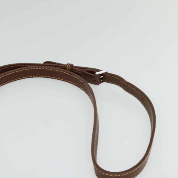 Burberrys Nova Check Shoulder Bag PVC Beige Gold Auth ep9252