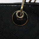 GUCCI GG Canvas Tote Bag Black Gold 120840 Auth ep9254-14
