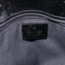 GUCCI GG Canvas Tote Bag Black Gold 120840 Auth ep9254-15