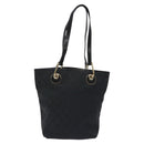 GUCCI GG Canvas Tote Bag Black Gold 120840 Auth ep9254-2