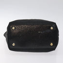 GUCCI GG Canvas Tote Bag Black Gold 120840 Auth ep9254-9