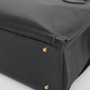 GUCCI Bamboo Hand Bag Leather Black Gold 002 1186 0260 Auth ep9257-9