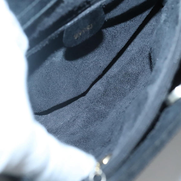 GUCCI Bamboo Hand Bag Leather Black Gold 002 1186 0260 Auth ep9257