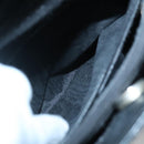 GUCCI Bamboo Hand Bag Leather Black Gold 002 1186 0260 Auth ep9257-11