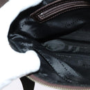 BURBERRY Nova Check Shoulder Bag Canvas Beige Silver Auth ep9259-18