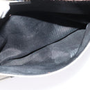 BURBERRY Nova Check Shoulder Bag Canvas Beige Silver Auth ep9259-12