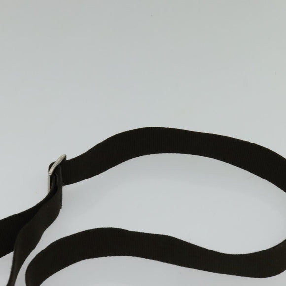 BURBERRY Nova Check Shoulder Bag Canvas Beige Silver Auth ep9259