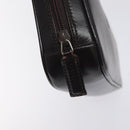 GUCCI Clutch Bag Leather Black Silver 018 0040 Auth ep9261-9