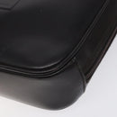 GUCCI Clutch Bag Leather Black Silver 018 0040 Auth ep9261-7