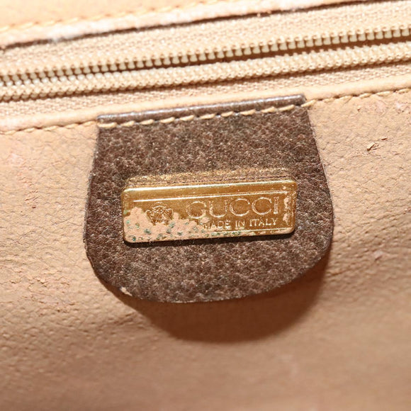 GUCCI GG Supreme Shoulder Bag PVC Beige Gold 004 106 0146 Auth ep9270