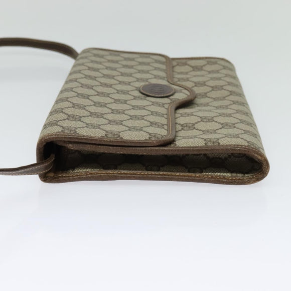 GUCCI GG Supreme Shoulder Bag PVC Beige Gold 004 106 0146 Auth ep9270