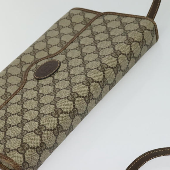 GUCCI GG Supreme Shoulder Bag PVC Beige Gold 004 106 0146 Auth ep9270