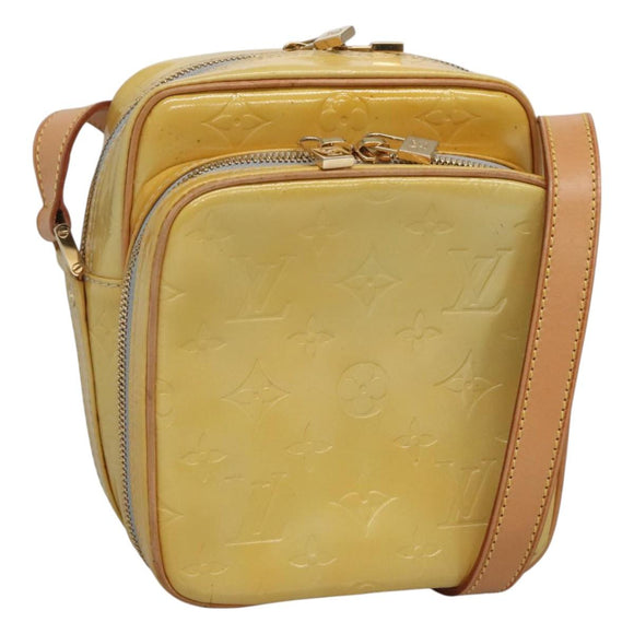 LOUIS VUITTON Monogram Vernis Wooster Shoulder Bag Gris M91036 LV Auth ep9271