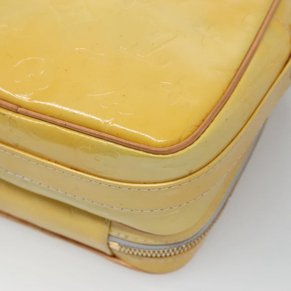 LOUIS VUITTON Monogram Vernis Wooster Shoulder Bag Gris M91036 LV Auth ep9271