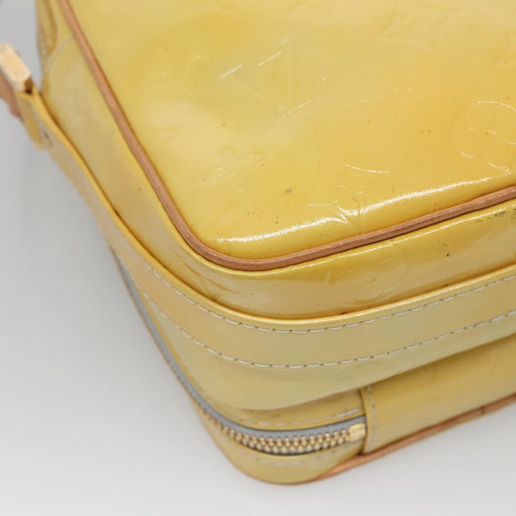 LOUIS VUITTON Monogram Vernis Wooster Shoulder Bag Gris M91036 LV Auth ep9271