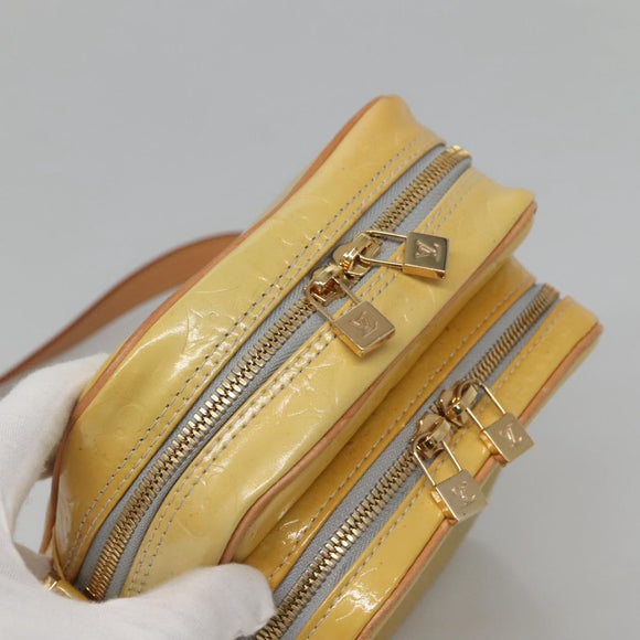 LOUIS VUITTON Monogram Vernis Wooster Shoulder Bag Gris M91036 LV Auth ep9271