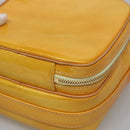 LOUIS VUITTON Monogram Vernis Wooster Bag Lime Yellow M91075 LV Auth ep9296-10